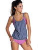 Grey Layered-Style Striped with Triangular Briefs