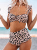 Frilled Leopard High Waist