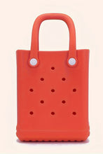 Fiery Red Waterproof EVA Random Decorations Hollow Tote Bag